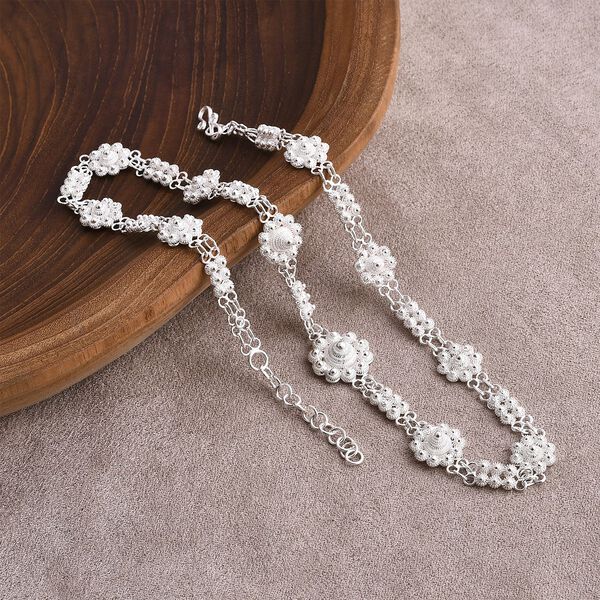 DJoy Royal Bali Kollektion - 925 Silber Tarakashi Halskette ca. 45 cm ca. 20,10g image number 1