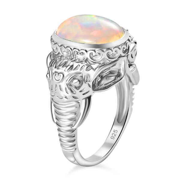 AA Nat&uuml;rlicher, &auml;thiopischer Welo Opal Ring - 4,18 ct. image number 4