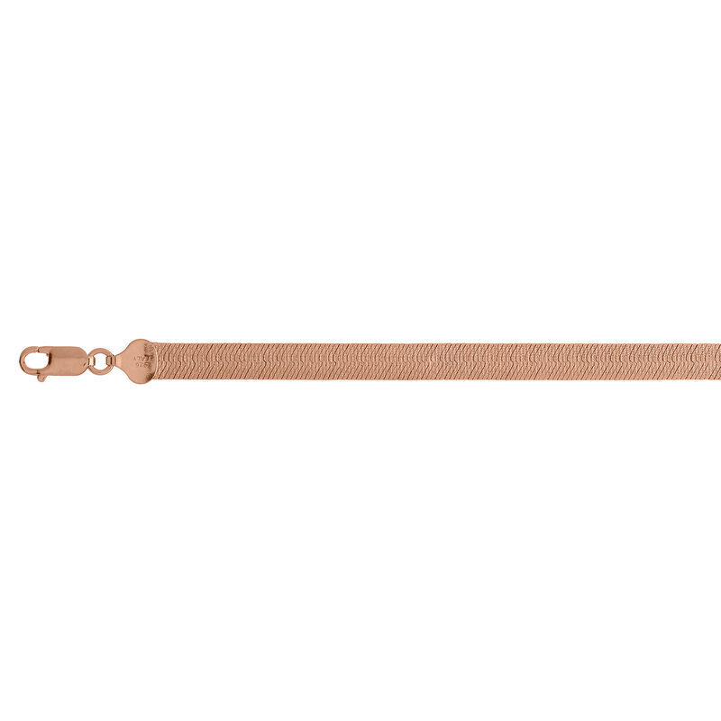 Italienisches, flaches Fischgrät-Armband, 19 cm - 8,84g image number 0