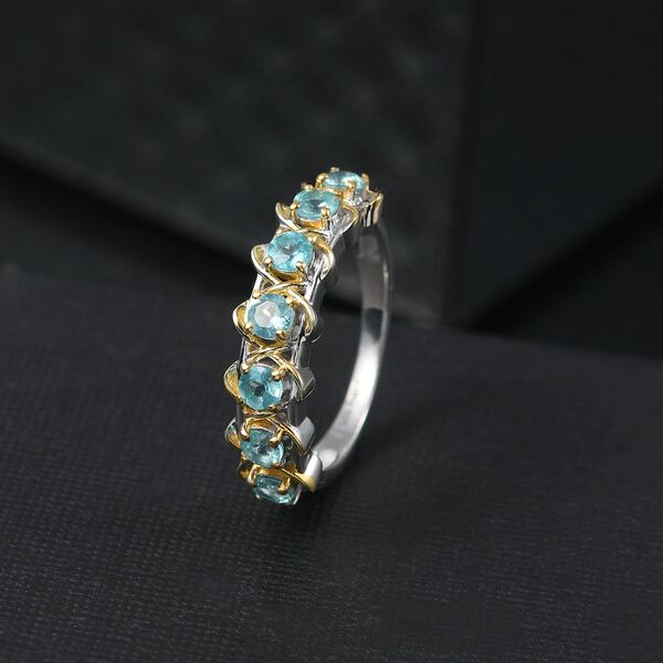 D’Joy zweifarbiger Paraiba Apatit Ring - 0,90 ct. image number 1
