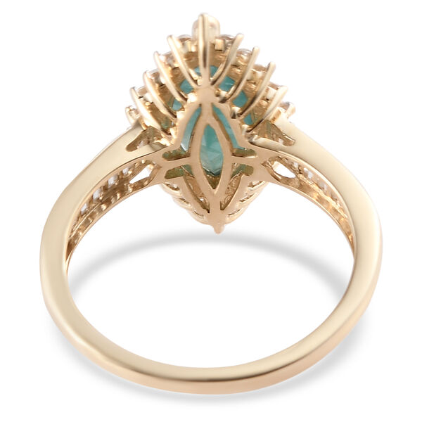 AAA Grandidierit und Zirkon-Ring, 375 Gold  ca. 2,68 ct image number 5