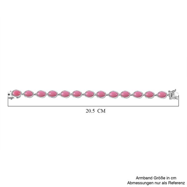 AAA Rosa Königsmuschel Perle Armband, 19cm image number 4