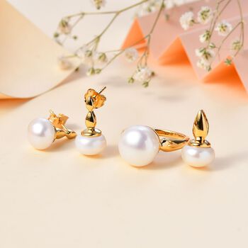 S&uuml;&szlig;wasserperlen Schmuckset - 23,10 ct.