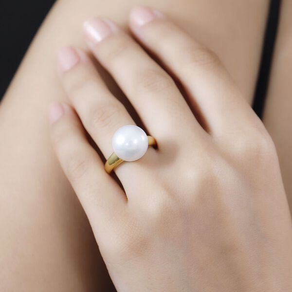 S&uuml;&szlig;wasserperle Ring - 17,92 ct. image number 3