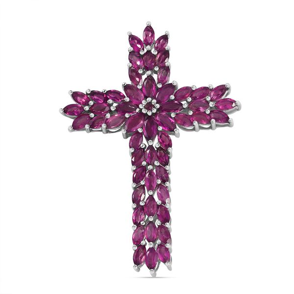 Rhodolith Granat Anhänger - 9,88 ct. image number 0