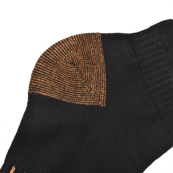 2er-Set Kupferfaser-Kompressions-Strumpfe, Antibakteriell und Anti-Geruch, L/XL (41-45), Schwarz und braun image number 8