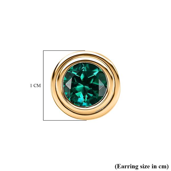 Labor Smaragd Ohrringe - 1,50 ct. image number 6