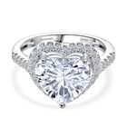 LUXURIANT DIAMOND - Lab Grown Diamant VS-EF IGI zertifiziert Ring 950 Platin (Gr&ouml;&szlig;e 18.00) ca. 5.50 ct