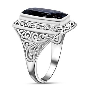 Royal Bali - Prasiolith Ring, 925 Silber (Gr&ouml;&szlig;e 16.00) ca. 7.94 ct