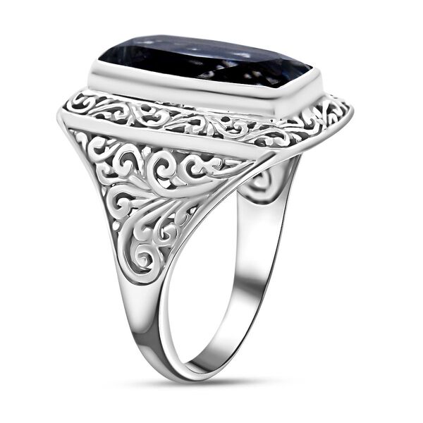 Royal Bali - Prasiolith Ring, 925 Silber (Gr&ouml;&szlig;e 16.00) ca. 7.94 ct image number 3