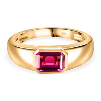 Labor roter Beryll-Ring - 0,94 ct.