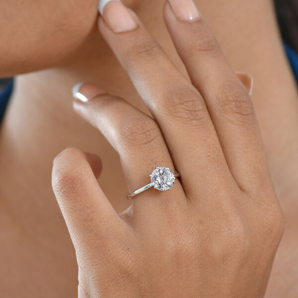 D'Joy Moissanit Ring, 925 Silber rhodiniert - 1,77 ct. image number 2