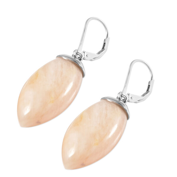 Rosa Morganit Ohrringe 925 Silber rhodiniert ca. 51,00 ct image number 4