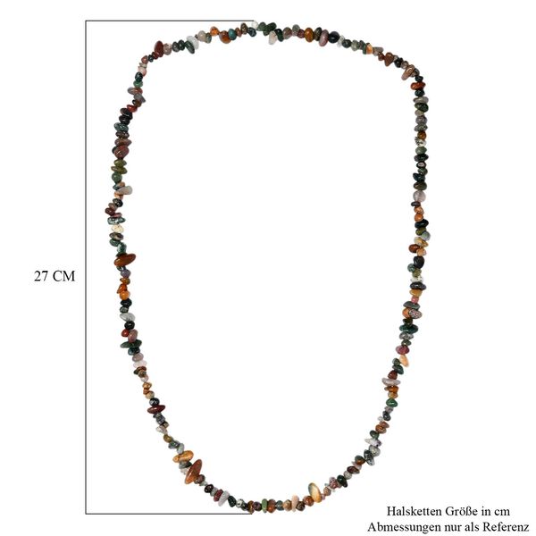 AA indische Achat 70cm Halskette - 270 ct. image number 6