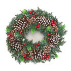 Weihnachtskranz, Weihnachtsdekoration, Durchmesser 45 cm, Grün