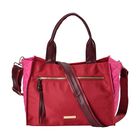 Wasserdichte Umhängetasche aus Hochwertiges Nylon, gepolstert, 120 cm Schulterriemen, 32x24x11 cm, Rot