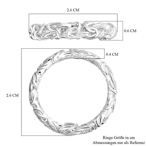K&ouml;nigsring, 925 Silber (Gr&ouml;&szlig;e 17.00) ca. 5,20g image number 5