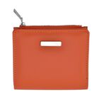 Brieftasche aus Kunstleder mit RFID Schutz, 11.5x9cm, Orange