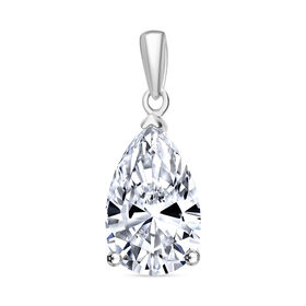 LUXURIANT DIAMOND- SGL zertifizierter VS-EF Labor Tropfenschliff Diamant Anhänger in 950 Platin - 1 ct.
