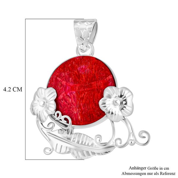 Royal Bali Kollektion- Roter Koralle-Anh&auml;nger image number 6