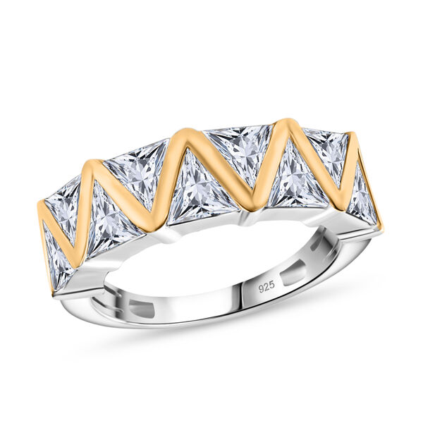 D&rsquo;Joy zweifarbiger Moissanit Ring - 2,64 ct. image number 4