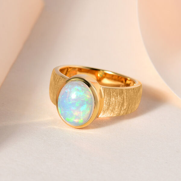 Nat&uuml;rlicher, &auml;thiopischer Welo Opal-Ring - 1,68 ct. image number 2