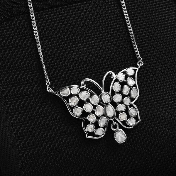 Polki Diamant Halskette, 50cm - 2 ct. image number 2