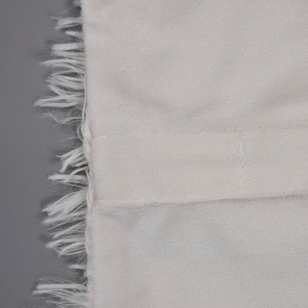 2er-Set Kunstfell-Kissenbezug, Beige image number 6