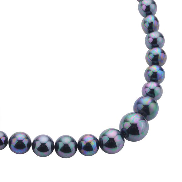 Tahitifarbene Muschelkernperle Halskette ca. 50 cm image number 3