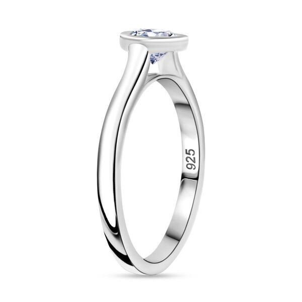 LUXURIANT SGL zertifizierter SI-GH Labor Diamant Ring, 925 Silber rhodiniert - 0,50 ct. image number 5