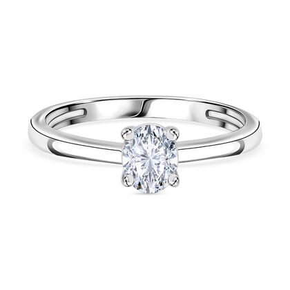 LUXURIANT DIAMOND - Lab Grown Diamant VS-EF SGL zertifiziert Ring 950 Platin (Gr&ouml;&szlig;e 18.00) ca. 0.50 ct