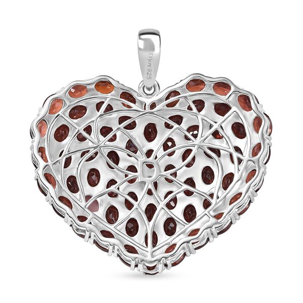 D’joy Mosambik Granat Anhänger 925 Silber rhodiniert ca. 14.09 ct image number 5