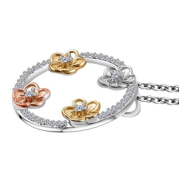 LUXURIANT DIAMOND - Lab Grown Diamant SI-GH Schmuckset 925 Silber rhodiniert ca. 0.25 ct image number 4