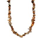 AA Verrückter Spitze-Achat Kette 70 cm, ca. 260,00 ct.