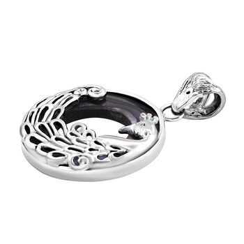 Royal Bali Kollektion- Abalone Muschel Anh&auml;nger - 6 ct.