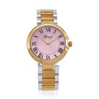 GENOA - Uhr mit Automatikwerk Dandong und Zifferblatt in Rosérosa, luxuriöses Design, bicolor