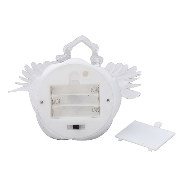 Schutzengel mit Buch und mehfarbiger LED Beleuchtung, 3xAAA Batterie (nicht inkl.) Gr&ouml;&szlig;e 12x9,5x22 cm, Wei&szlig; image number 5