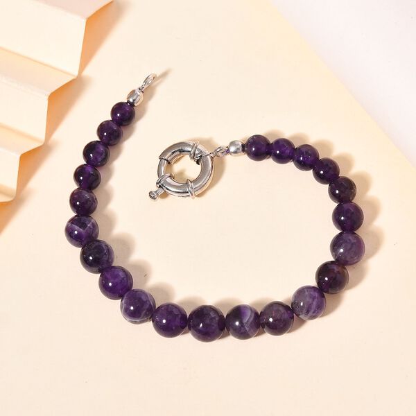Afrikanisches Amethyst-Armband, 19 cm - 75 ct. image number 2