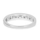 Diamant Half Eternity-Ring, SGL zertifiziert I2-I3 G-H, 375 Weißgold  ca. 0,50 ct image number 4