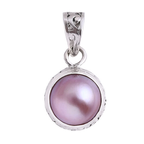 Royal Bali - Rosa Mabe Perle Anhänger 925 Silber Standard image number 0