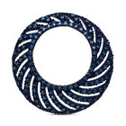 Blauer Diamant Anhänger 925 Silber platiniert ca. 0.50 ct