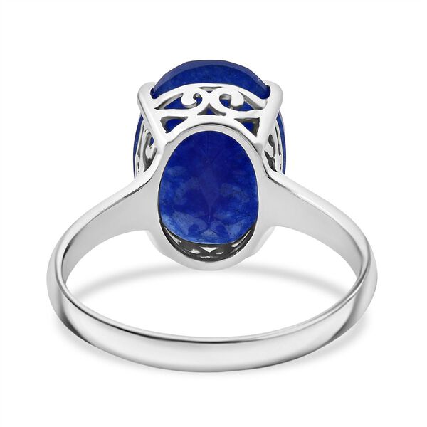 Blauer Jade Ring - 5,13 ct. image number 5