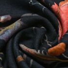 LA MAREY - 100% Kaschmirwolle Schal mit floralem Muster, 70 x 190cm. Floral image number 4