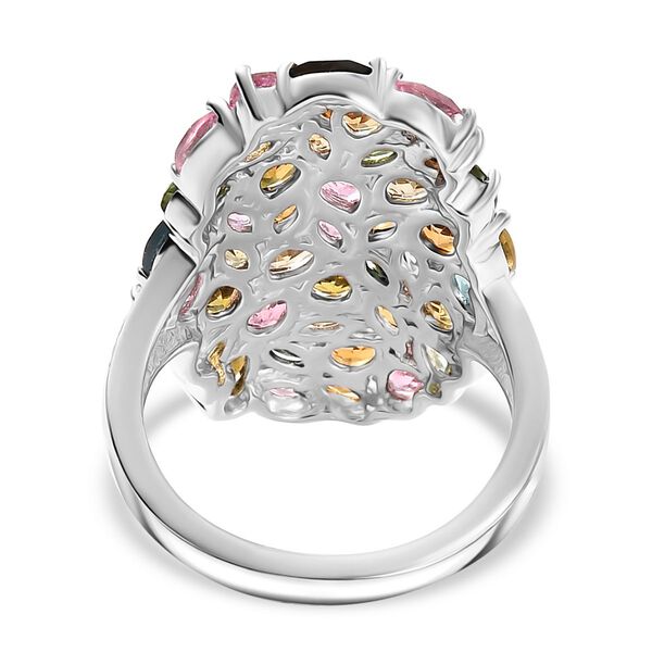 Multi-Turmalin und Zirkon Ring - 5,09 ct. image number 6