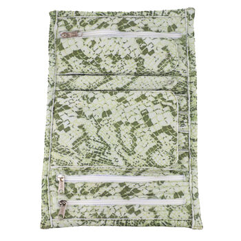 Specialty Styles - Reise Schmuck-Organizer, 22 x 13 cm, wei&szlig; und gr&uuml;n