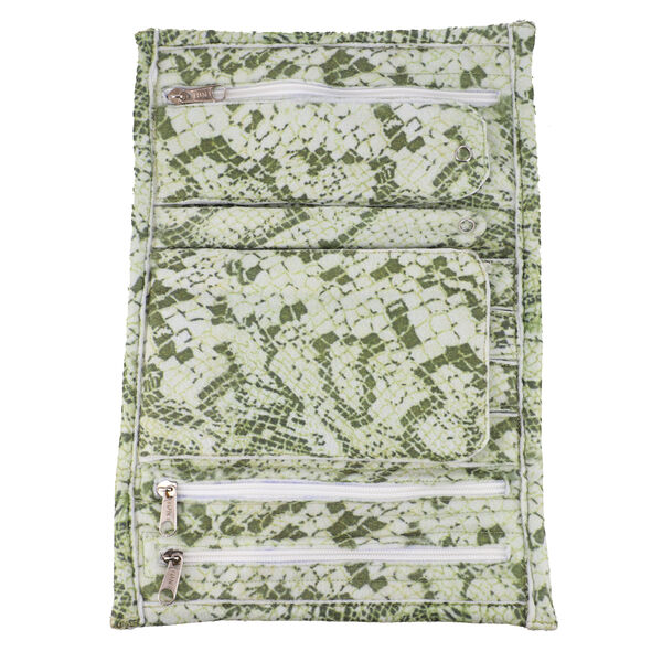 Specialty Styles - Reise Schmuck-Organizer, 22 x 13 cm, wei&szlig; und gr&uuml;n