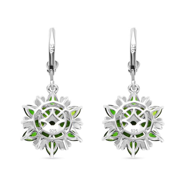 Nat&uuml;rliche Chromdiopsid-Ohrringe - 4,40 ct. image number 5