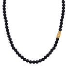 Shungit Drachen Halskette ca. 50 cm 925 Silber vergoldet ca. 194.00 ct