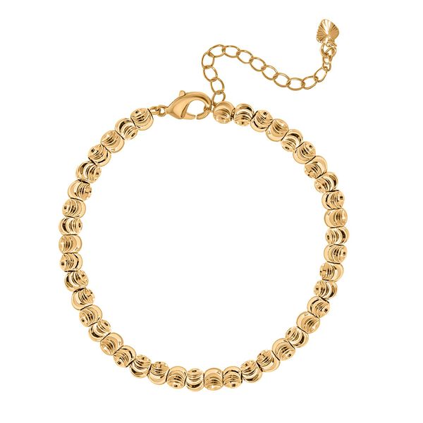 Armband in Goldton, 19+5cm