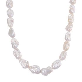 D'Joy Weiße Barockperle 50cm Halskette